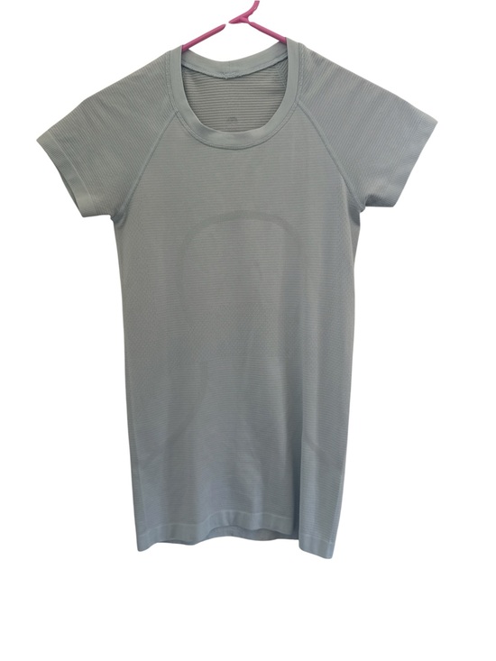 lululemon athletica Tops - lululemon athletica Light Gray Short Sleeve Athletic Tee